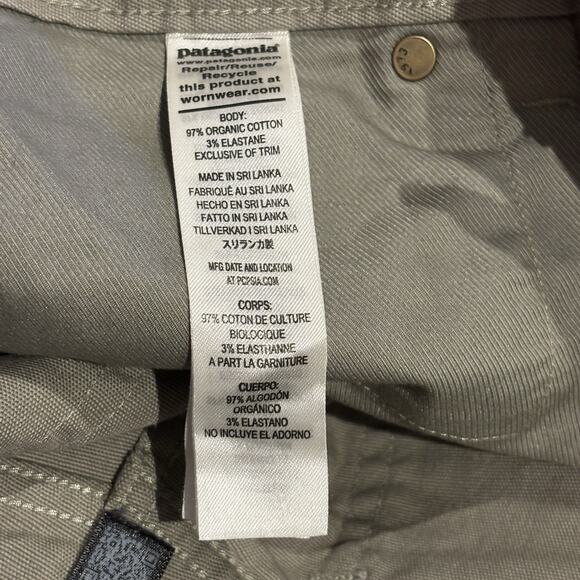 Patagonia Classic Straight Pants 5 Pocket Cropped River Rock Green Women's 10 - Picture 6 of 8